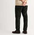 Barena - Cotton-Corduroy Drawstring Trousers - Green