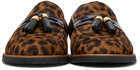 Human Recreational Services Brown & Black Del Rey Leopard Loafers