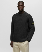 Stone Island Knitwear Stitch In Pure Wool Grey - Mens - Pullovers
