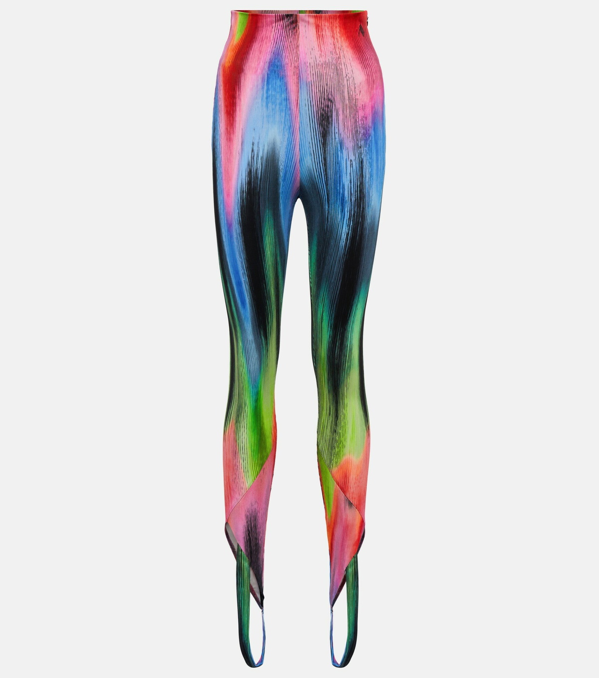 The Attico - Jamie high-rise stirrup leggings