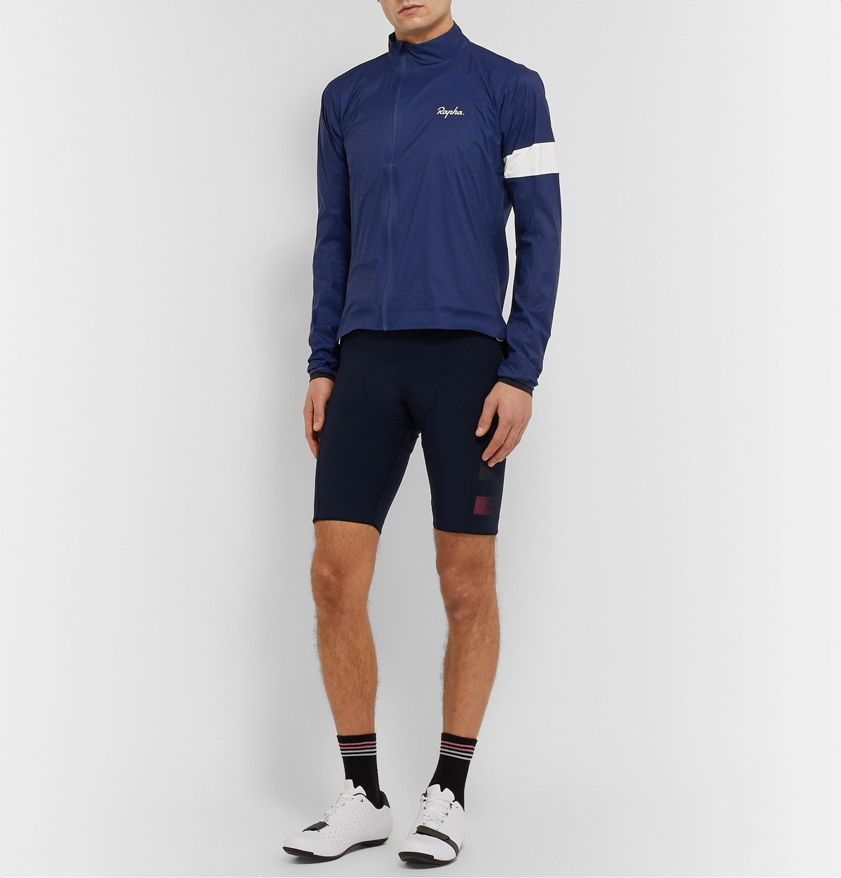 Rapha Core Rain II Nylon Cycling Jacket Blue Rapha