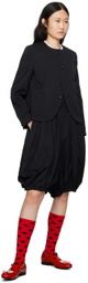 Comme des Garçons Girl Black Square Neck Jumpsuit
