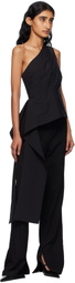 St. Agni Black 90s Split Leg Trousers