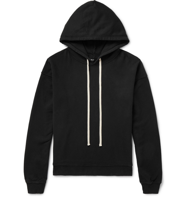 Photo: BILLY - Oversized Loopback Cotton-Jersey Hoodie - Black