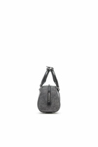 Diesel 1DR Dome-Mini bowling bag in washed denim - Crossbody Bags Womens in Grey