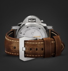 Panerai - Luminor Marina 1950 3 Days Acciaio 47mm Stainless Steel and Leather Watch, Ref. No. PAM00422 - Black
