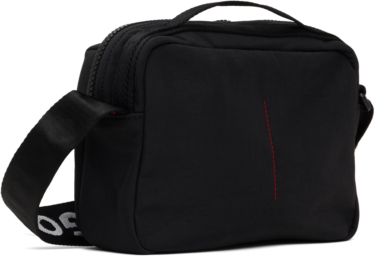 Hugo Black Recycled Nylon Canvas Bag