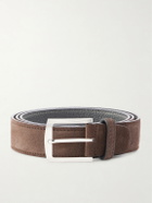 Kiton - 3.5cm Suede Belt