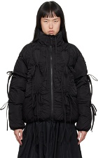 Sandy Liang Black Bommy Puffer Jacket