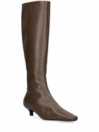 TOTEME - 35mm The Slim Leather & Suede Tall Boots
