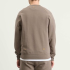 Nike Men's x Nocta Cardinal Stock Crew Fleece Sweatshirt in Olive Grey/Yellow Ochre