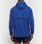 Tracksmith - Logan Embroidered Schoeller Hooded Jacket - Blue