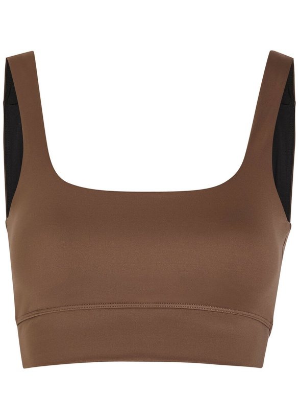 Photo: Varley Assure Cori Stretch-jersey bra top Taupe
