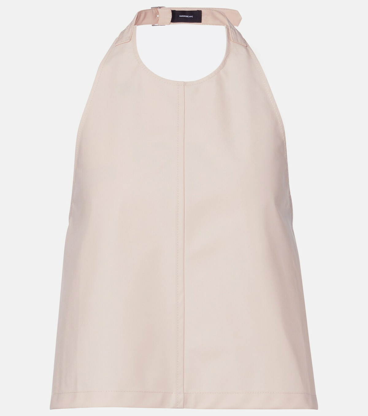 Wardrobe.NYC Halterneck cotton-blend top