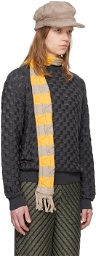 Isa Boulder SSENSE Exclusive Gray Chess Sweater
