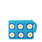 MC2 Saint Barth Parisienne Crochet Pouch Bag With Daisy Embroidery