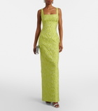 Emilia Wickstead Micheline floral cloqué gown