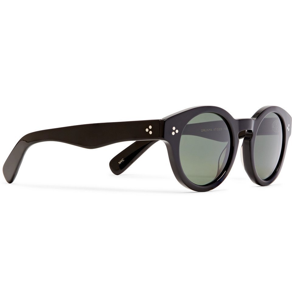 Moscot - Grunya Round-Frame Acetate Sunglasses - Men - Black Moscot