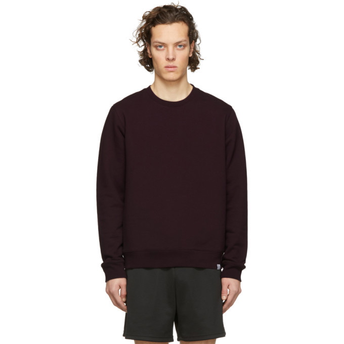 Photo: Norse Projects Purple Classic Crew Vagan Sweatshirt