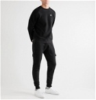 Schiesser - Karl Slim-Fit Tapered Cotton-Jersey Sweatpants - Black