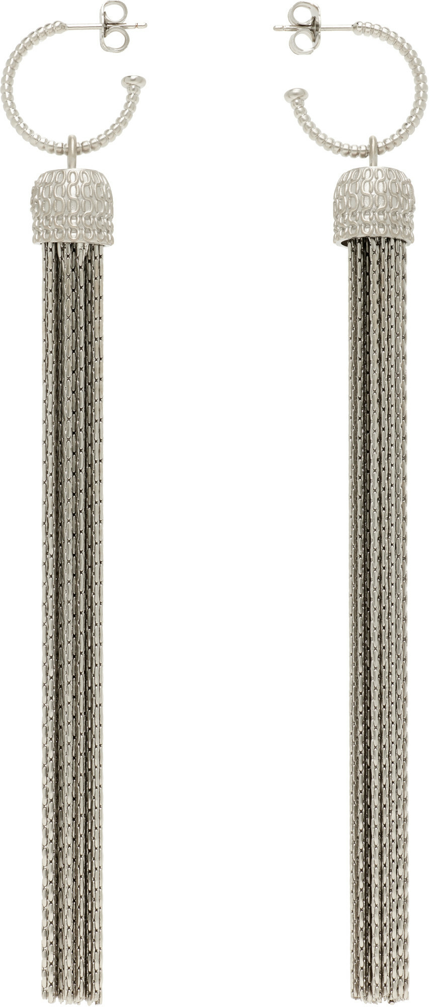 BALMAIN Brass Tassel Earrings