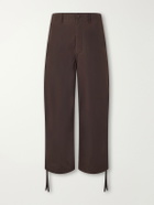 Casey Casey - Abel Wide-Leg Cotton Trousers - Brown