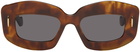 LOEWE Tortoiseshell Screen Sunglasses