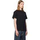 Jil Sander Black Embroidered T-shirt