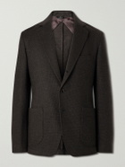 Brioni - Houndstooth Cashmere Blazer - Brown