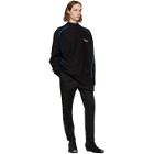 Calvin Klein 205W39NYC Black Scuba Mock Neck Sweatshirt