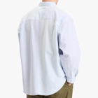 WTAPS Men's Coolmax Multi Stripe Oxford Shirt in Blue
