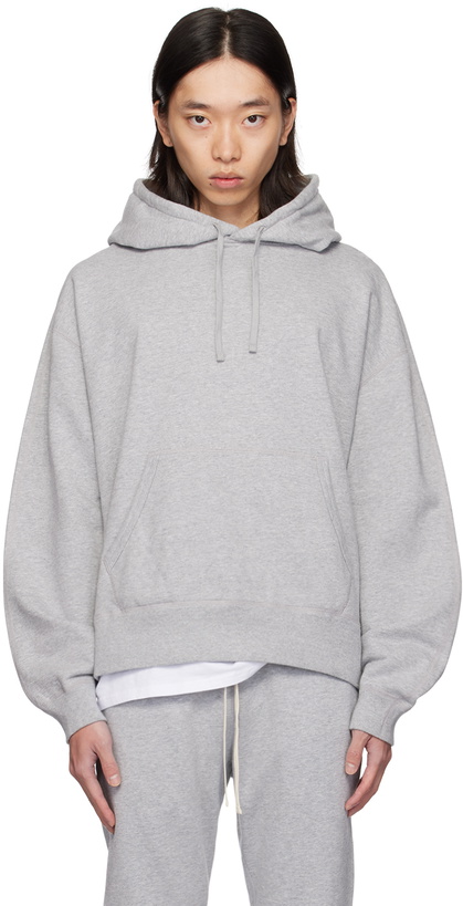 Photo: Reigning Champ Gray Midweight Relaxed Hoodie