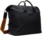 ZEGNA Black Technical Fabric Holdall Duffle Bag