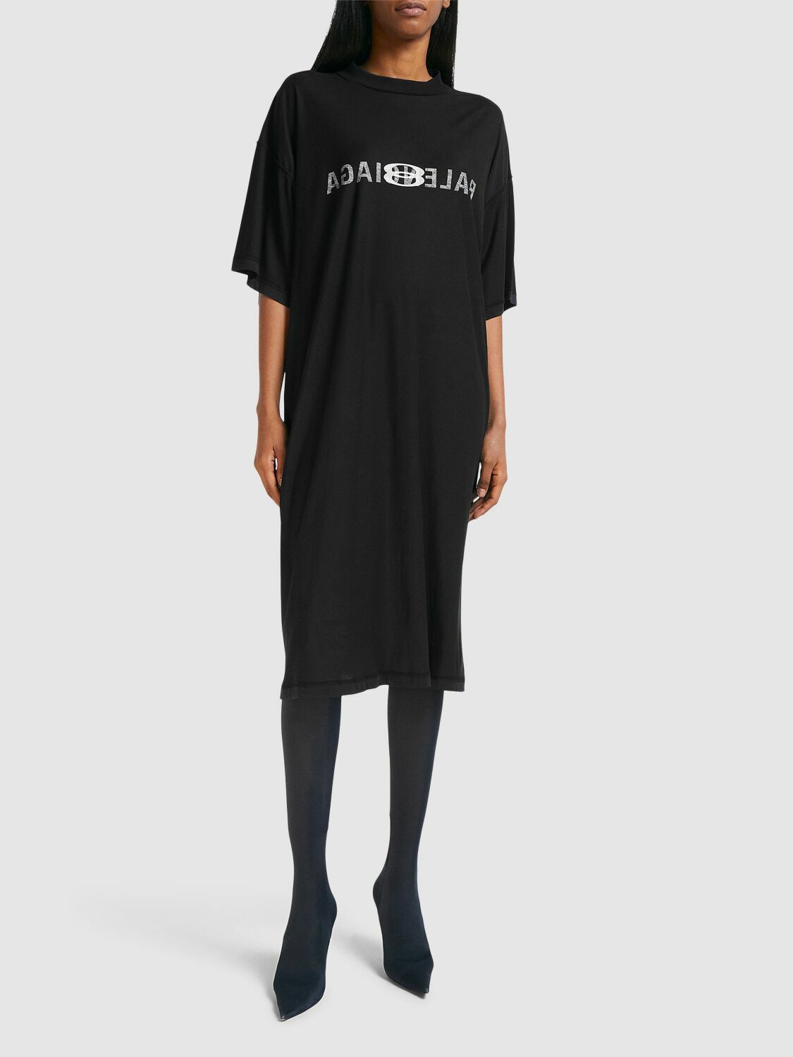ワンピース BALENCIAGA LONG COTTON DRESS BALENCIAGA Stretch-jersey maxi shirt dress | NET-A-PORTER