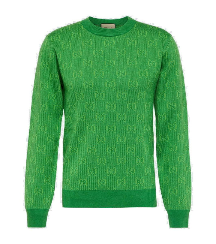 Photo: Gucci GG wool jacquard sweater