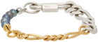 IN GOLD WE TRUST PARIS SSENSE Exclusive Bold & Thin Figaro Chain Bracelet