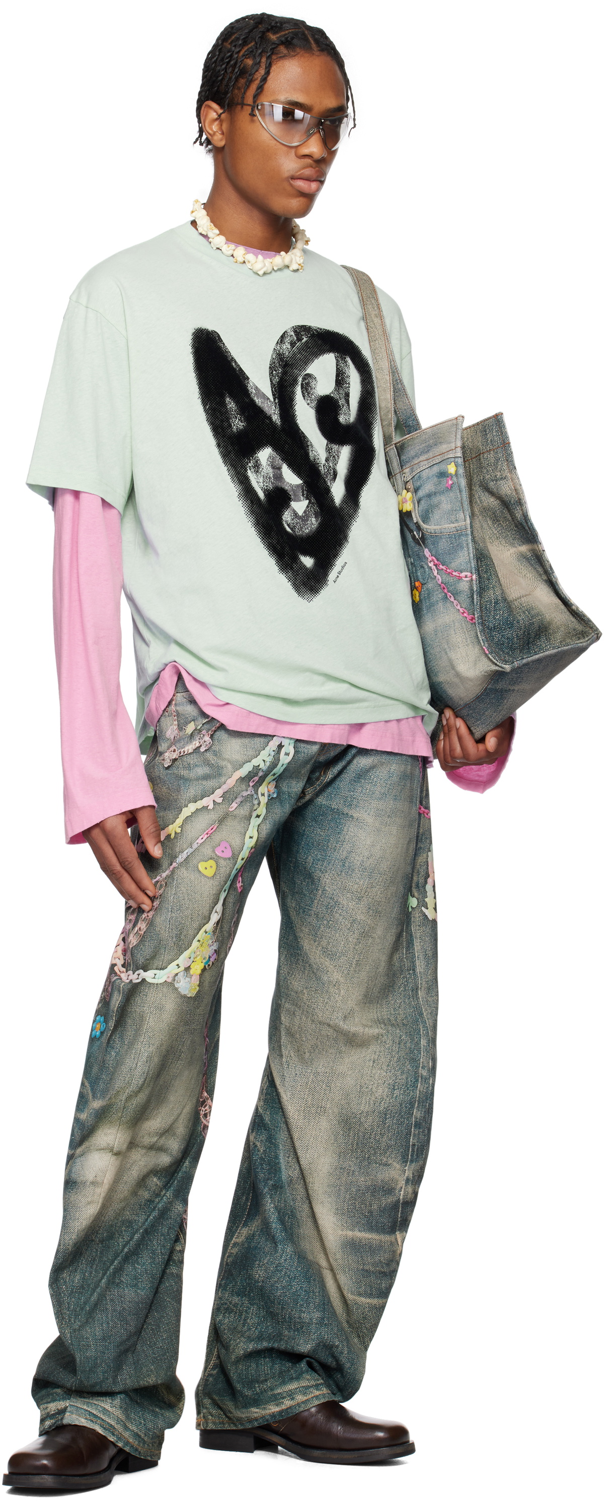パンツ ACNE STUDIOS 25ss LOOSE FIT JEANS 2006M Acne Studios - Loose fit jeans - 2006 - Mid blue