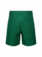 VALENTINO V Detail Cotton Bermuda Shorts