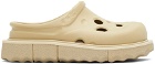 Off-White Beige Spongesole Meteor Sandals
