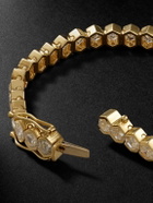 KOLOURS JEWELRY - Hexagon 18-Karat Gold Diamond Bracelet - Gold