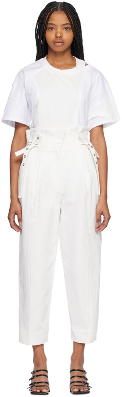 Photo: 3.1 Phillip Lim White Paperbag Trousers