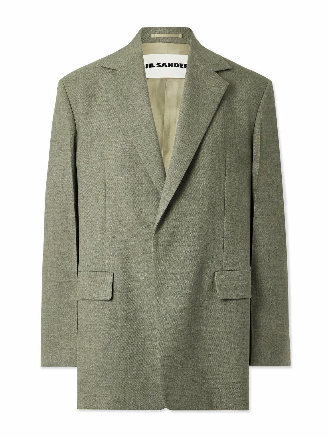 Jil Sander - Mohair and Wool-Blend Blazer - Green Jil Sander