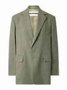 Jil Sander - Mohair and Wool-Blend Blazer - Green