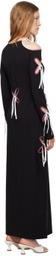 J.Kim Black Yin Yang Midi Dress