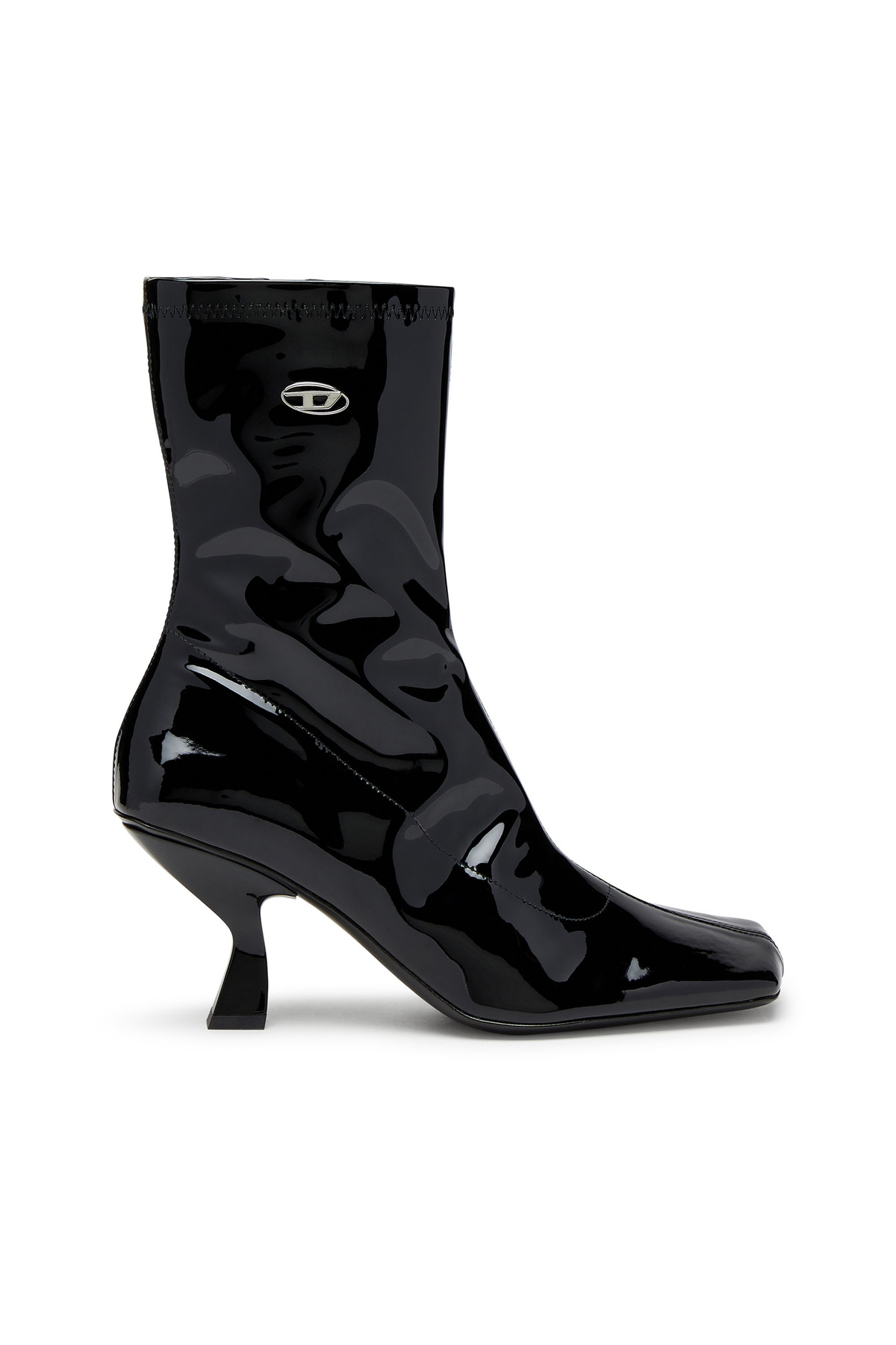 Diesel D-Tona-Ankle boots in patent leather - Ankle Boots Womens