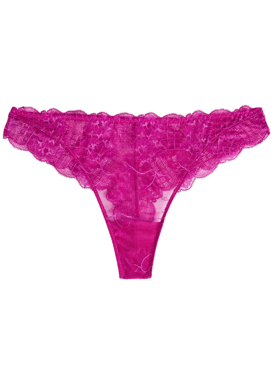 Simone PÉRÈLE Reve Lace Thong Pink