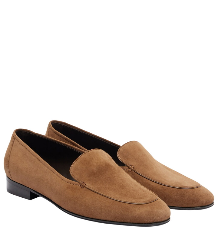 Photo: The Row Adam suede loafers