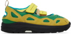 Suicoke Yellow & Green AKK-ab Sneakers