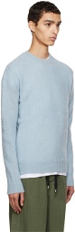 ASPESI Blue Brushed Sweater