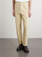 A.P.C. - Ville Cropped Straight-Leg Cotton-Gabardine Chinos - Neutrals